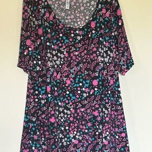 Colorful Geometric Women's Top